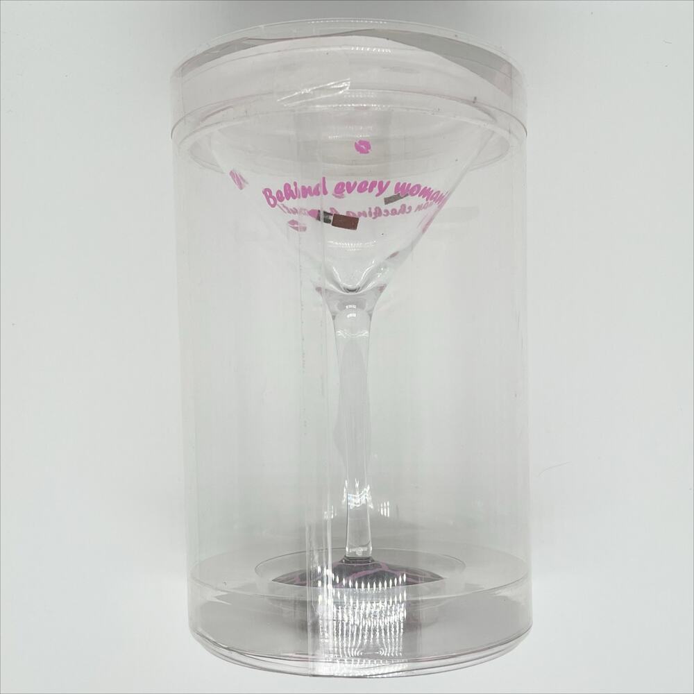 NEW Minx Behind Every Woman Is A Man Checking Her Out! Martini Glass